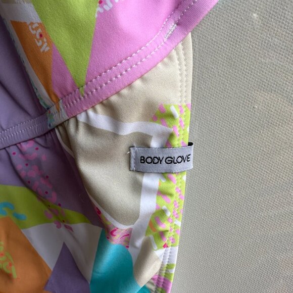 NWT $129 Body Glove Women's Swimsuit L M COLORBOX DELILAH ONE-PIECE - Picture 5 of 9